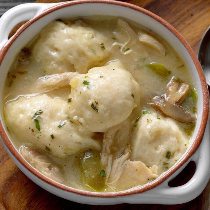 Chicken and dumplings i