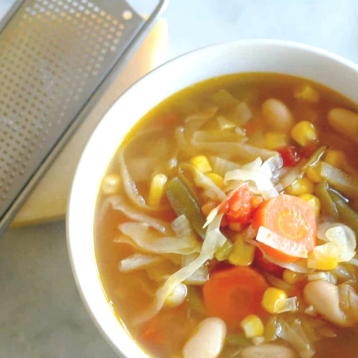 Quick and easy vegetable soup