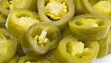 Crunchy air fried jalapeno slices