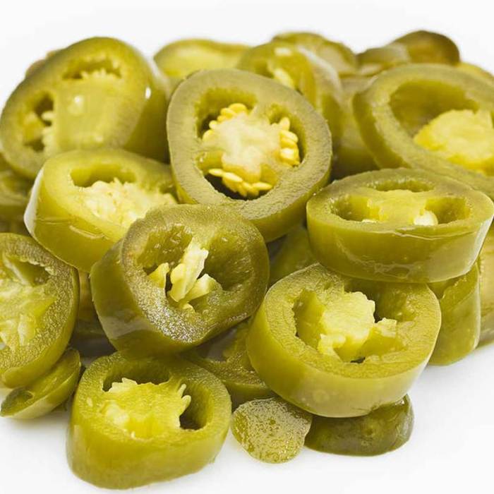 Crunchy air fried jalapeno slices