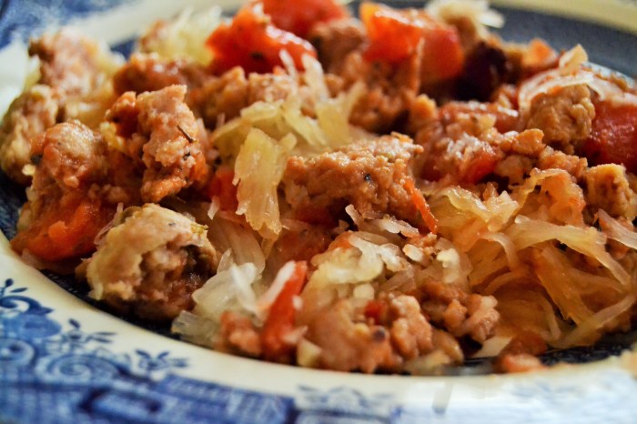 Slow cooker spaghetti squash