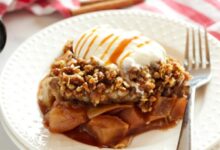 Slow cooker apple crisp