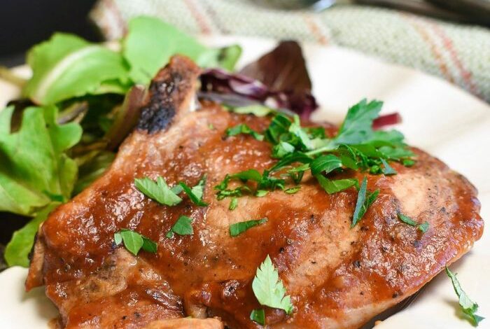Easy pork chops for the slow cooker