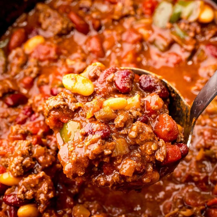 Slow cooker cactus chili