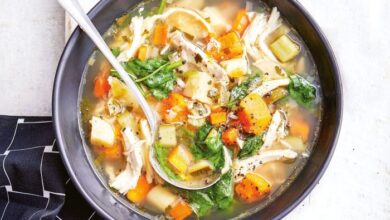 Beckys gluten free slow cooker chicken vegetable soup