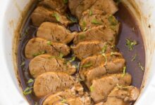 Pork loin pineapple crockpot meals crock tenderloin sweetandsavorymeals steak savory pairs rosemary healthycaresite