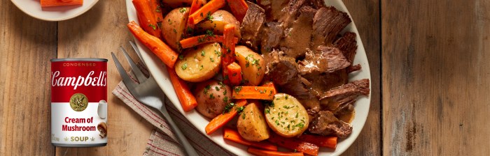 Campbells slow cooker savory pot roast