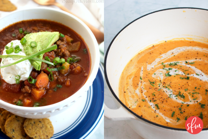 Soups stews and chili