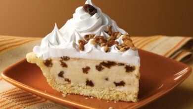 Easy sour cream raisin pie