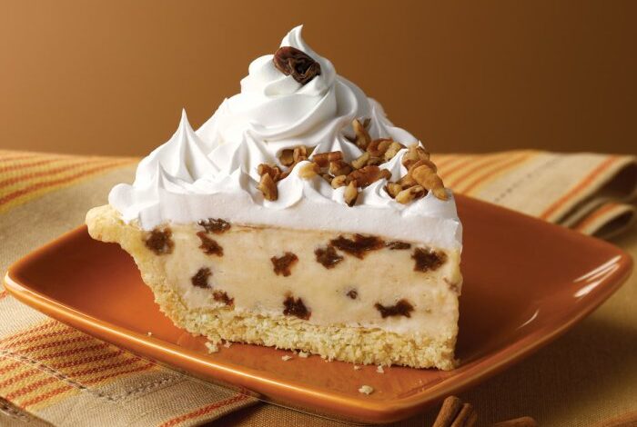 Easy sour cream raisin pie