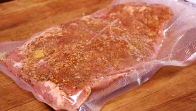 Sous vide corned beef