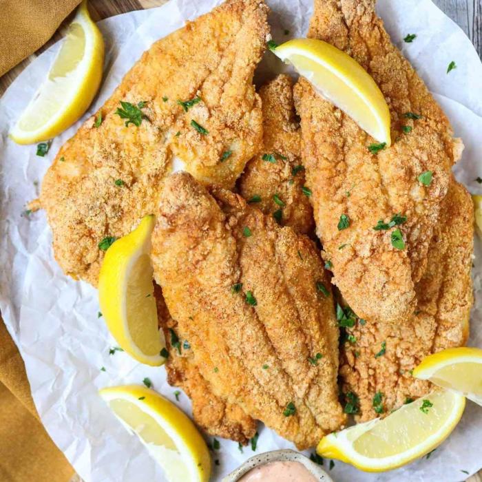 Southern style oven fried catfish