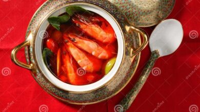 Tom yum koong soup
