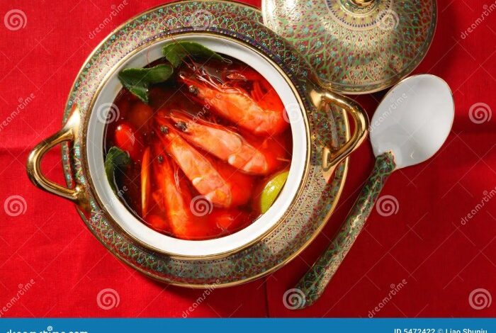 Tom yum koong soup