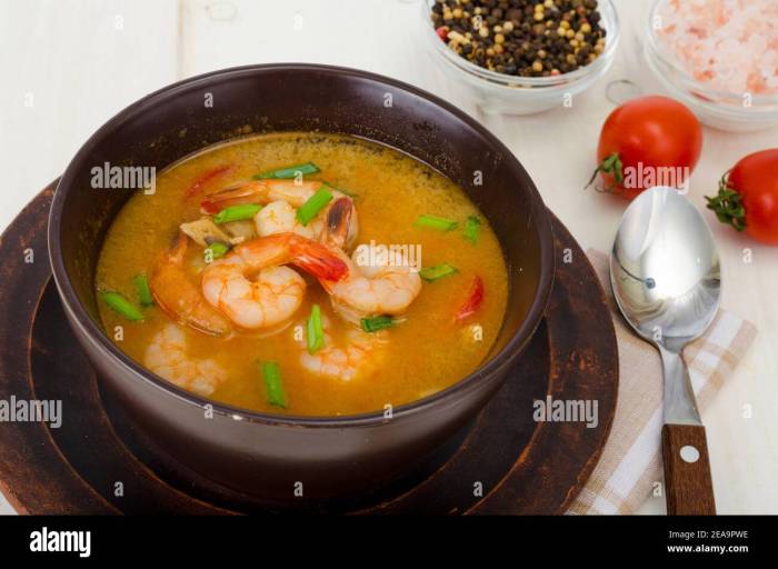 Tom yum koong soup