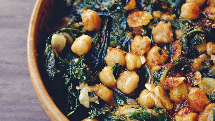 Espinacas con garbanzos spinach with garbanzo beans