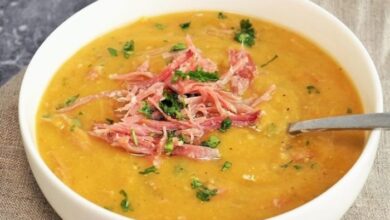 Instant pot split pea and ham soup