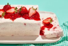 Chef johns strawberry semifreddo