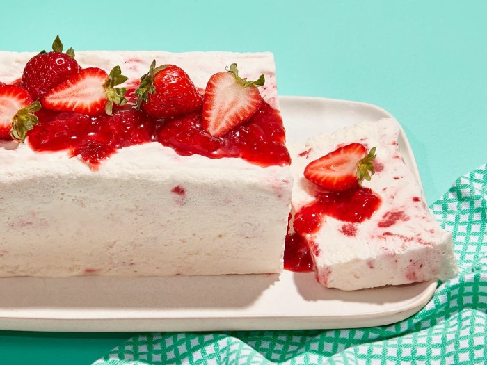 Chef johns strawberry semifreddo