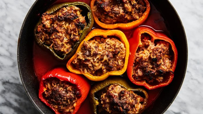 Chiles rellenos stuffed peppers