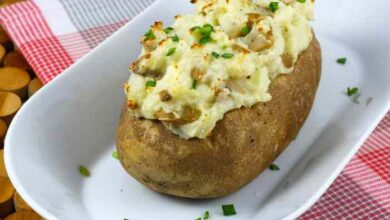 Twice baked potatoes for the freezer