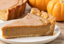 Sugarless pumpkin pie ii