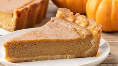 Sugarless pumpkin pie ii