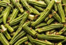 Super easy oven roasted okra