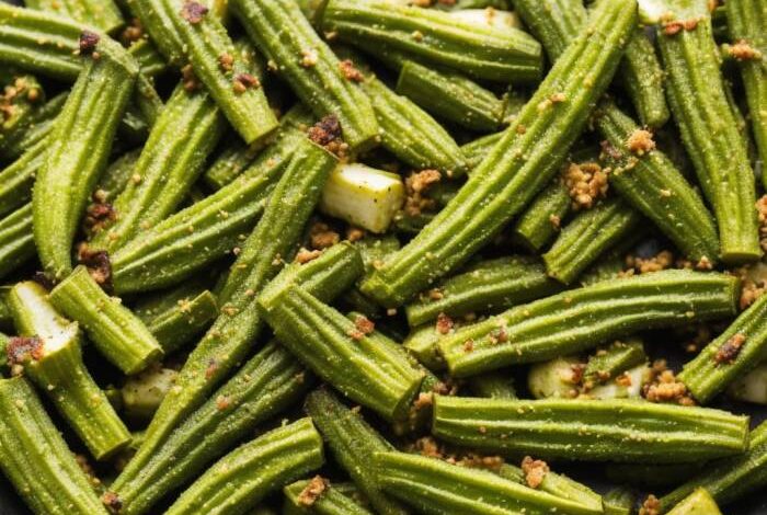 Super easy oven roasted okra