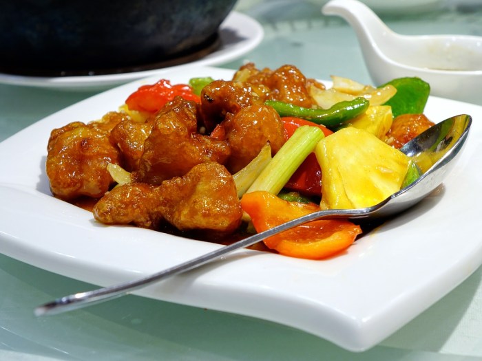 Sweet and sour orange chicken