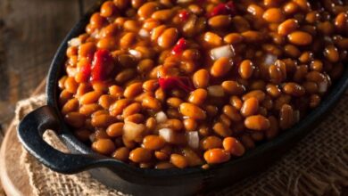 Bourbon and dp baked beans