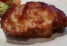 Marinade chops pork compliment mashed