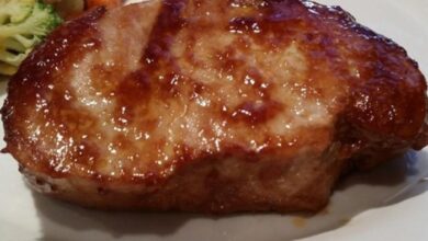 Marinade chops pork compliment mashed