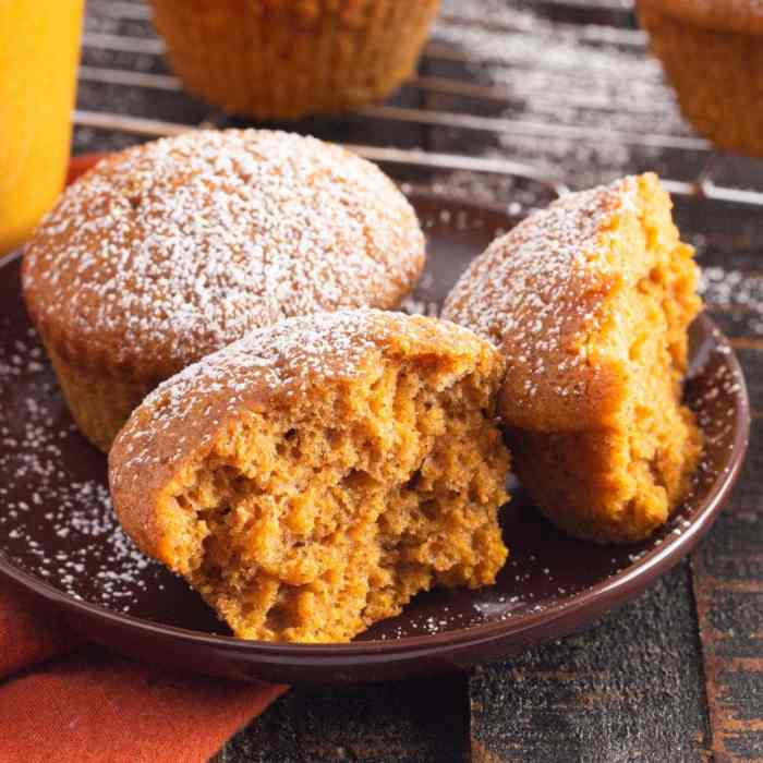 Delicious sweet potato muffins