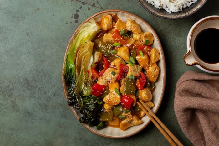 Sweet and sour orange chicken