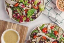 Tasteful tahini salad dressing