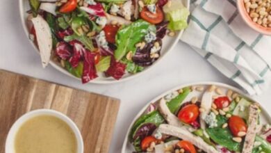 Tasteful tahini salad dressing