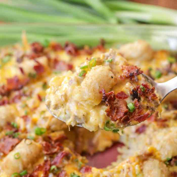 Tater tot breakfast casserole