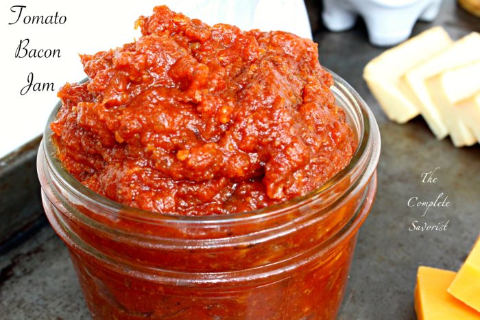 Tomato and bacon jam