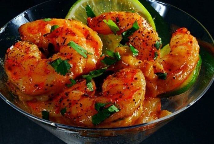 Grilled tequila lime shrimp