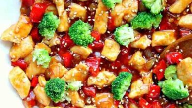 Teriyaki chicken stir fry