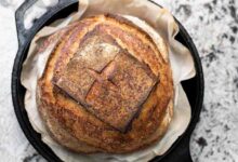 Crusty dutch oven bread
