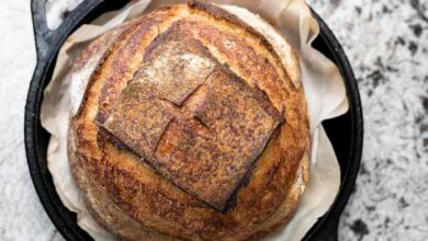 Crusty dutch oven bread