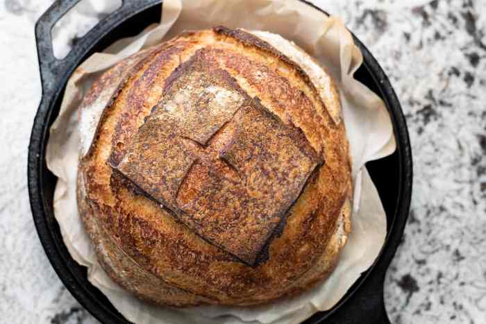 Crusty dutch oven bread