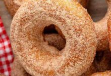 Baked apple cider donuts