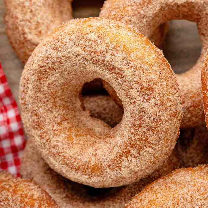 Baked apple cider donuts