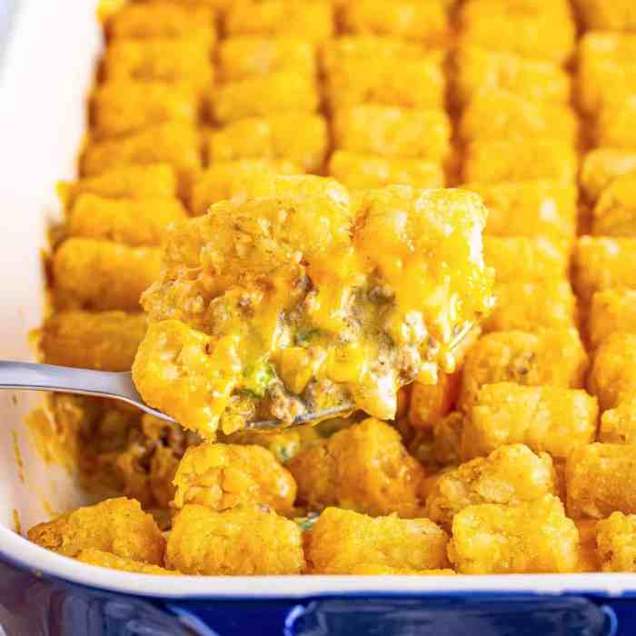 Tater tot corn casserole