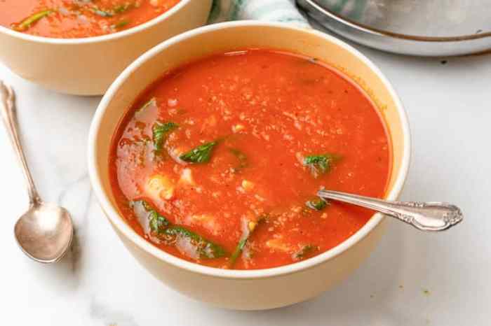 Tomato florentine soup i