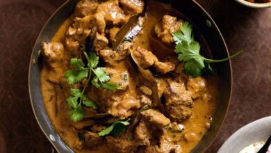 Easy leftover lamb curry