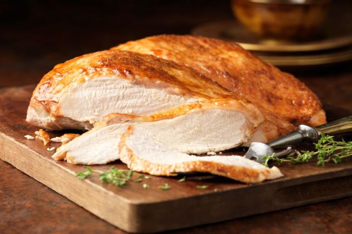 Oven roasted turkey breast